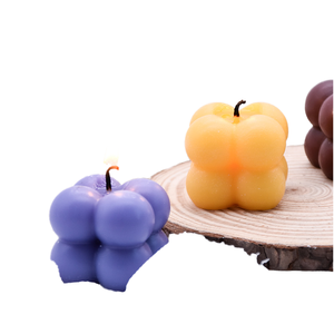 Bougies d'Ambiance Artisanales Petites Bulles de Mariage avec Rubans Élégants Cadeaux en Gros pour Douches Nuptiales Noël Anniversaires - Product Image 4