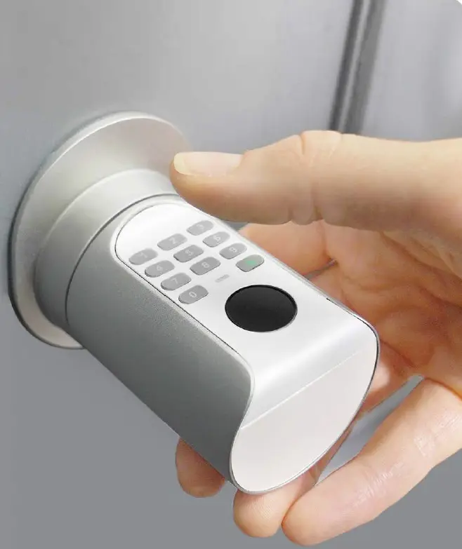 Biometrischer elektronischer Türknopf Smartlock intelligentes Türschloss smart TUYA App digitaler WLAN-Fingerabdruck intelligenter Outdoor-NFC-Tastaturen-Alliierter