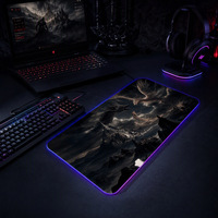 Tapis de souris de jeu personnalisé XXL en caoutchouc anti-rayures résistant à l'eau, tapis de bureau antidérapant surdimensionné rectangulaire