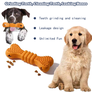 Juguete para limpieza de dientes para perros, juguete chirriante de goma con forma de erizo y juguete interactivo para masticar para perros de razas medianas y grandes - Product Image 5
