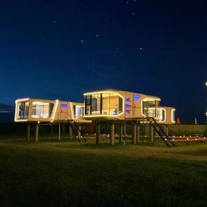 Casa Modular de 20 pies con Contenedor Desmontable y Transpirable, Diseño de Villa Moderna, Iluminación LED Ambiental, Sistema de Control por Voz - Product Image 5