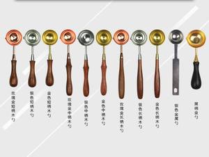 Cucchiaio per Ceralacca di Qualità, Ecologico, Retrò, con Manico a Pavone, per Cera da Sigillare e Decorazione - Product Image 6