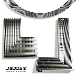Grilles d'évacuation d'angle à haut débit personnalisées, amovibles pour un nettoyage facile, matériaux de construction pour la construction de maisons - Product Image 4