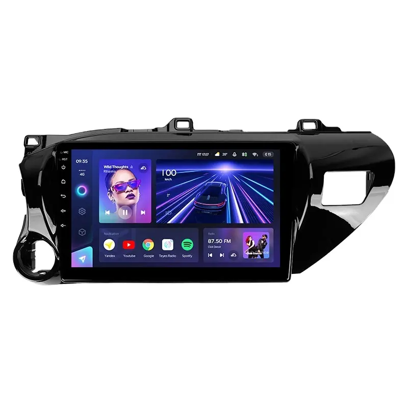 TEYES CC3L CC3 2K para Toyota Hilux Pick Up AN120 2015 - 2020 Radio de coche reproductor de vídeo Multimedia navegación estéreo Android 10 DVD