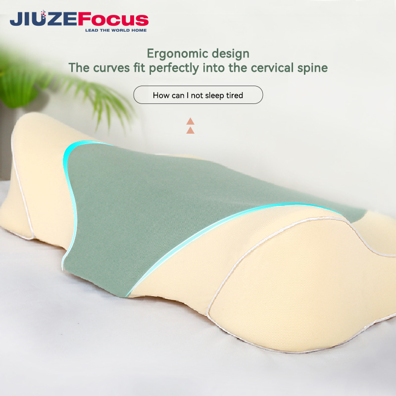 Music heating memory foam pillow with new technology of playing music cervical bed pillow