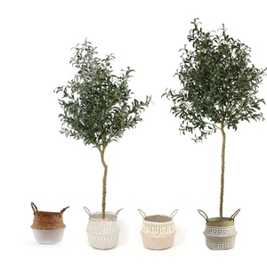 Plantas artificiales de árbol de olivo, plantas de imitación, ramas de olivo, hojas de seda, plantas de imitación - Product Image 2
