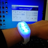 Reloj LED con Temporizador, Control por Software RFID, Correa de Silicona, Resistente al Agua