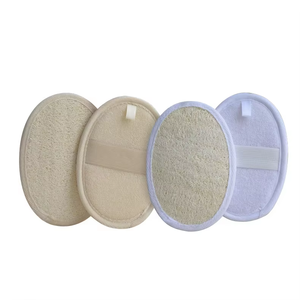 Nettoyant naturel éco-certifié pour le corps Douche ovale Spa Bain Épurateur Loofah Éponge Brosses Filet Matériau Tampons Sacs Serviettes - Product Image 1