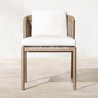 Ensemble Haut de Gamme Meilleurs Ventes Tables et Chaises de Repas pour Famille Mobilier d'Extérieur en Teck pour Patio