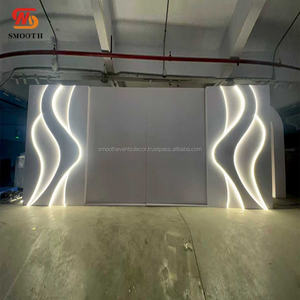 Telón de Fondo Acrílico LED para Escenarios de Bodas y Eventos Grandes, con Múltiples Capas, para Bodas y Fiestas - Product Image 4