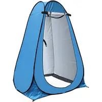Tenda Toilet Portabel Berkemah Pop-Up, Tenda Toilet Luar Ruangan Berkemah Kamar Mandi Ganti Pakaian Tenda untuk Mendaki Gunung