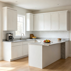 Armoires de <span class=keywords><strong>cuisine</strong></span> modernes sur mesure, finition stratifiée, directement de l'usine, <span class=keywords><strong>pour</strong></span> les intérieurs de villas haut de gamme - Product Image 2