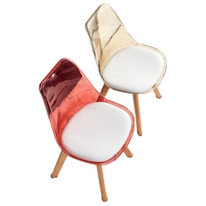 Housse de <span class=keywords><strong>chaise</strong></span> transparente en PU, coussin en plastique transparent, chaises en plastique transparentes pour salle à manger/cuisine/restaurant - Product Image 1