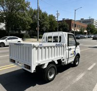 Pick-up électrique 4x4, design tout-terrain, homologation EEC COC, conduite à gauche, cabine spacieuse de 1,35 m, fonction de basculement hydraulique