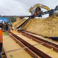 Ligne de traitement complète de minerai d'or à haute efficacité, ligne de production de valorisation minière de l'or