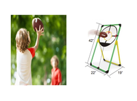 Cible de jeu de lancer portable avec cadre en PVC robuste pour divertissement en extérieur