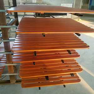 Fabricant de <span class=keywords><strong>lattes</strong></span> de cadre de lit double en bois, planches de Bunkie, cadre de lit <span class=keywords><strong>à</strong></span> lamelles avec face de Film pour soutenir le matelas <span class=keywords><strong>à</strong></span> ressort - Product Image 2