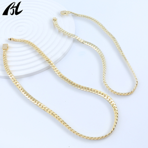 Cadena Cubana de Oro L-628, Elegante y Resistente, Peso Seleccionable de 61g a 120g y Varias Anchoes/Largos, Chapado en Oro Sólido, Accesorio Premium para Hombre - Product Image 6