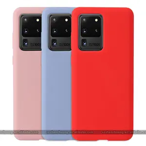 Original funda de silicona para Samsung Galaxy S20 caja del teléfono celular de la impresión de logotipo personalizado aceptar goma de silicona suave S20 caso