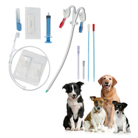 Kit de cathéter à double lumen pour hémodialyse vétérinaire Offre Spéciale cathéter de dialyse à triple lumen fiable médical temporaire