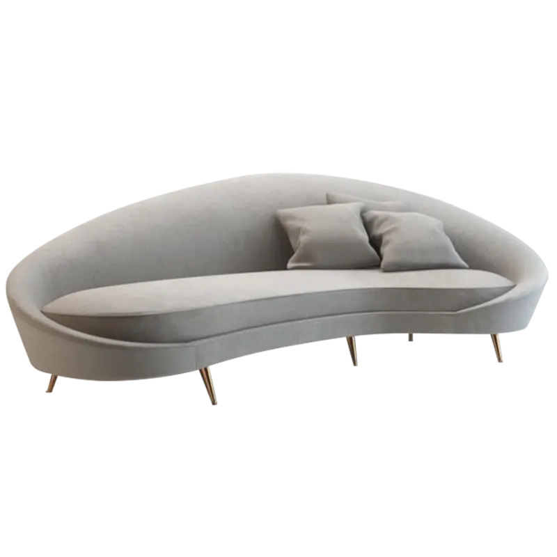 공장 북유럽 새로운 디자인 모듈러 벨벳 천 세트 홈 오피스 모양 디자인 패브릭 좌석 안락 의자 레저 소파 의자