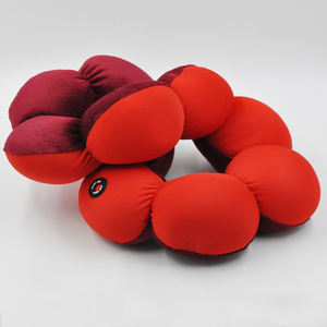 Masajeador de hombro eléctrico de cuello de alta calidad en forma de flor almohada de masaje vibratorio con pilas masajeador anticelulítico - Product Image 5