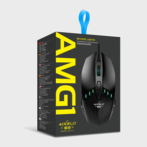 Aoqi Amg1 Gaming <b>Mouse</b> Wired 6D Buttons Rgb Backlit Right Hand Optical Tracking - Product Image 3