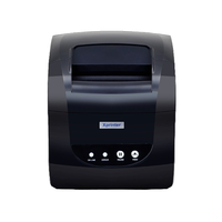 Imprimante thermique Xprinter XP-365B 3 en 1, imprimante de reçus et d'étiquettes Bluetooth WiFi 80mm pour entrepôt de magasin de détail