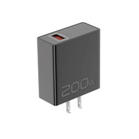 Chargeur rapide pour téléphone portable 200W avec prise US EU UK, QC3.0, USB, adaptateur secteur USB à charge rapide 200W