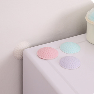 3M Draft Stopper Large Quiet and Shock Absorbent Silicone Rubber Door Stopper with Strong <b>Back</b> Adhesive Wall <b>Protector</b> - Product Image 4