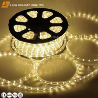 Guirnalda de Luces LED Impermeable de Luz Blanca Cálida para Decoraciones Navideñas Exteriores