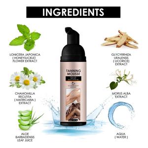 Mousse Autobronceador de Secado Rápido y Suave de 60 ml, Marca Privada, el Más Vendido de Fábrica, para un Bronceado de Aspecto Natural - Product Image 2