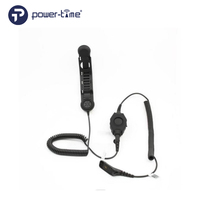 Casque à conduction osseuse avec microphone intégré, étanche IP67, PTT pour pompiers - Étanche, ignifuge, anti-explosion