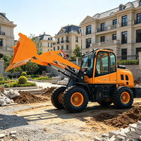 Produit en promotion : Mini-chargeuse sur pneus diesel hydraulique Euro 5 CE EPA pour l'agriculture et les fermes d'élevage