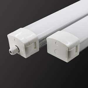 ShineLong IP65 IK10 Luminaire étanche à code réglable CCT, sans outil, boîtier PC, dimmable, pour parking, AL Tri-proof - Product Image 1