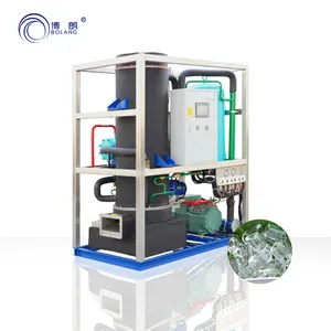 High Efficiency commercial ice tube makers making machine 20 ton/24Hour industrial ice maker