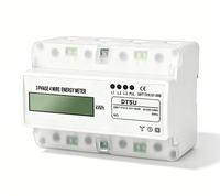 Medidor de Energía Digital de 3 y 4 Hilos con Pantalla LCD, Medición de Energía Bidireccional, RS485 Modbus RTU, Monitoreo de Fábrica FV, Clase 1.0