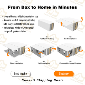 Fournisseur certifié en Chine, maison conteneur extensible, kits de maisons préfabriquées certifiées, maison préfabriquée pour l'Australie - Product Image 6