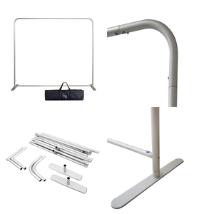 张力工作室织物支架便携式照相亭背景墙展览活动背景横幅 - Product Image 3