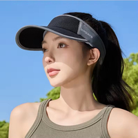 Gorra Deportiva Transpirable con Bloques de Color para Exteriores, Unisex, Protección Solar para Correr en Verano, Visera para Parejas
