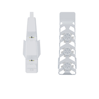 Station de Recharge Double et Ventilateur de Refroidissement 2 en 1 pour Manettes et Console PlayStation 5 Slim Numérique