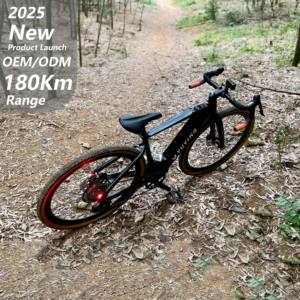 Leggero 250W 36V elettrico Assist <span class=keywords><strong>Ebike</strong></span> in fibra di carbonio 700c ruota a lunga percorrenza città strada ghiaia in sella a bici elettrica da strada - Product Image 1