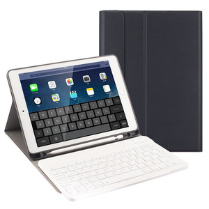 Per <span class=keywords><strong>iPad</strong></span> 2020 10.2 tastiera Wireless Blue-tooth Pro11 <span class=keywords><strong>con</strong></span> Slot per <span class=keywords><strong>penna</strong></span> <span class=keywords><strong>ipad</strong></span> Air2 3/4 custodia in pelle piatta 9.7 Cover per tastiera - Product Image 6