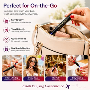 Stylo marqueur pour vernis à ongles en gel 6 couleurs, outil de manucure professionnel - Product Image 5