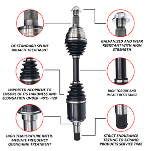 Trục truyền động cầu trước Kingsteel, khớp CV, trục láp cho Mazda, Mitsubishi Pajero, TOYOTA Hilux, Daihatsu, Suzuki, Nissan, Honda, Ford - Product Image 5
