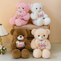 Adorable Ours en Peluche Géant pour la Saint-Valentin, Poupée d'aveu d'amour, Cadeau d'anniversaire unisexe pour machine à attraper les objets