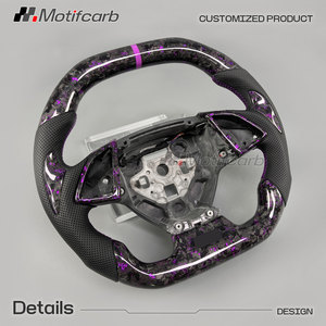 Volant personnalisé en fibre de carbone forgée violette pour Chevrolet Camaro SS 1SS 2SS ZL1 LT1 Coupé 2014-2024 - Amélioration de l'intérieur - Product Image 3