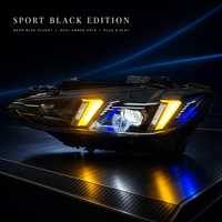 Feux de jour jaunes et blancs DRL Black Shadow pour phares de Série 4 G22 G82 G80 G26 21-25, modification Snake Eye, 6000K