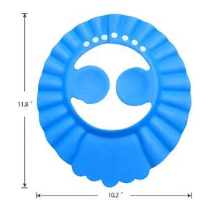 Chapeau de <span class=keywords><strong>douche</strong></span> réglable pour bébé, protection contre l'eau, chapeau de <span class=keywords><strong>douche</strong></span> doux, chapeau de protection pour laver les cheveux pour les enfants - Product Image 2