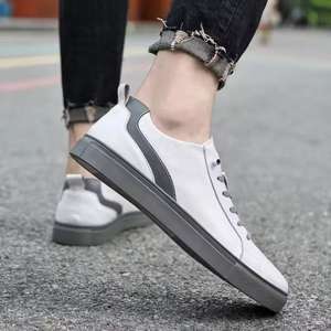 Men's Casual Shoes Man Skateboarding Footwear Cow Hide <b>Leather</b> <b>Sneakers</b> for Men - Product Image 3